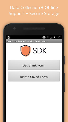 Android application Secure Data Kit screenshort
