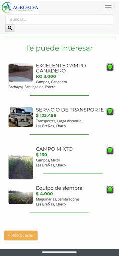 Android application AgroAlva screenshort