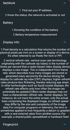 Device info Screen 3
