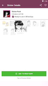 Captura 2 Komi San Stickers for WSP android