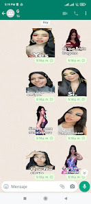 Screenshot 3 Stickers de Yeri Mua android