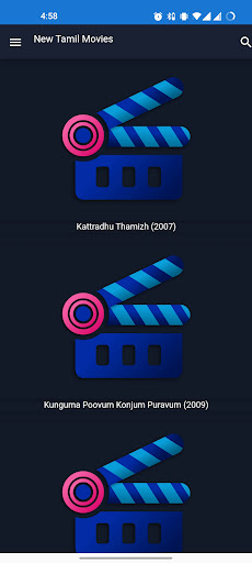 Android application Tamil Movies screenshort