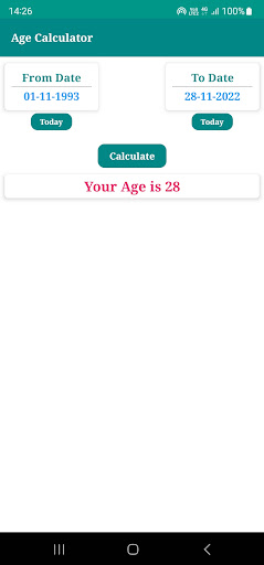 Age Calculator - Calculate Age Screen 2