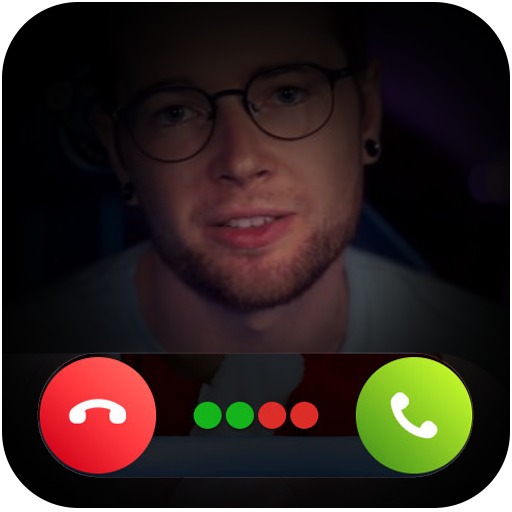 Fake call with dantdm logo