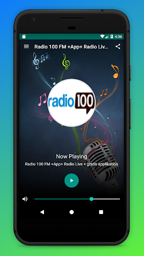 Android application Radio 100 Danmark App Online screenshort