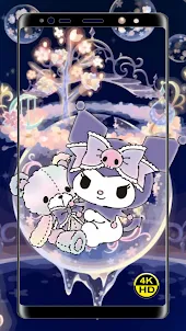 Cute Kuromi Wallpaper 4K