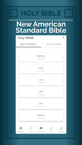 Android application New American Standard Bible screenshort