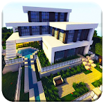 Cover Image of 下载 Modern Mansion Map House For Minecraft 1.3.33 APK