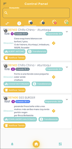 Android application Beez Admin screenshort