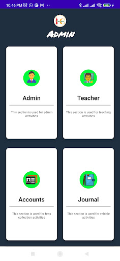 iCampuz Admin Screen 2