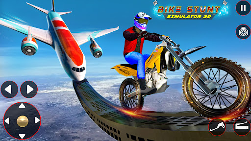 Bike Stunt 3D Simulator Games Screen 2