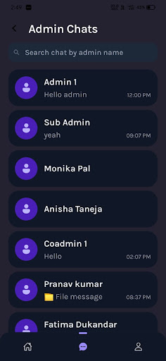 MyMegaMinds Admin Screen 2