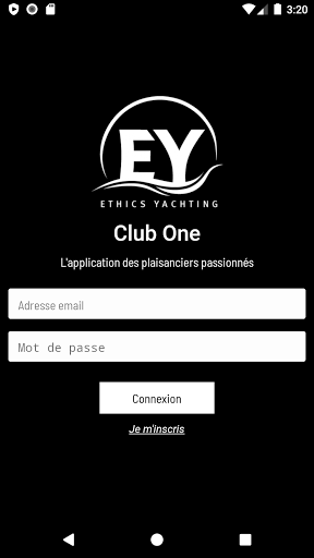 Android application Club One screenshort