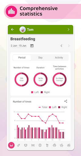 Baby Daybook - Breastfeeding & Sleeping Tracker apktram screenshots 5