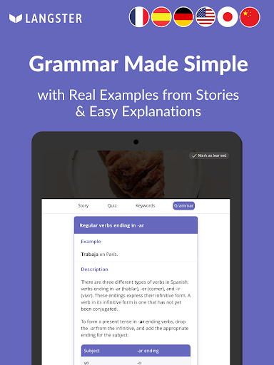 Screenshot of Langster: Language Learning