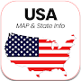 USA Map - US State Map