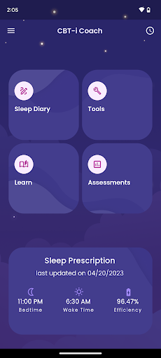 CBT-i Coach Screenshot 1 - AppWisp.com