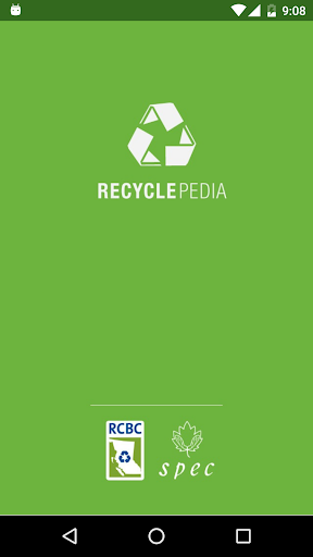 Android application BC Recyclepedia screenshort