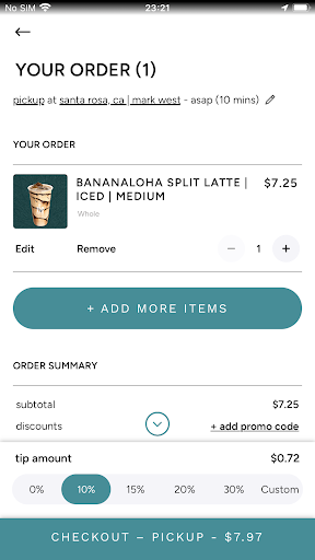 Screenshot of Bad Ass Coffee