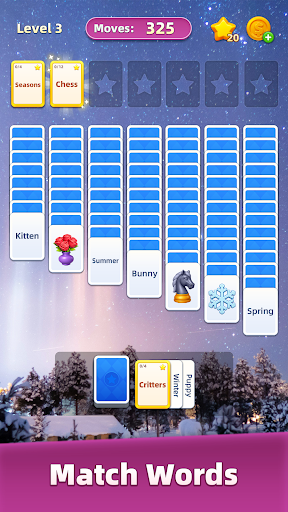 Word MindSort: Solitaire screenshot 1