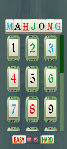 Android application Mahjong Numeral screenshort