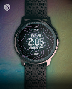 Animated Curves Watch Face