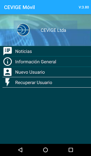 CEVIGE Movil Screen 2