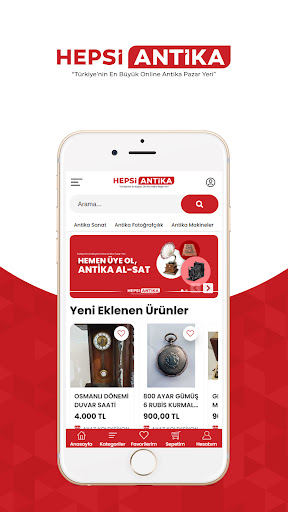 Android application Hepsiantika screenshort