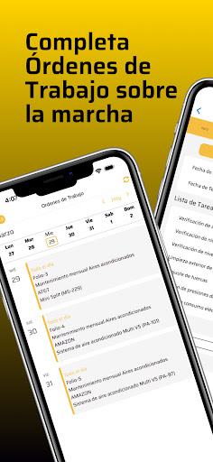 Android application Mpservices screenshort