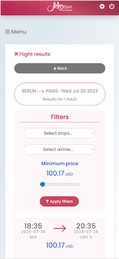 Merjan Travel & Tourism Screen 3