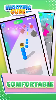 Shooting Cube - Parkour Ball - Screenshot 2