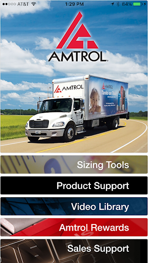 Android application Amtrol screenshort