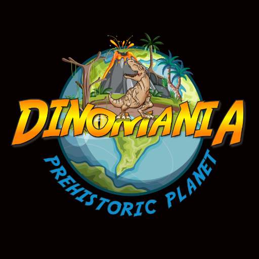 Dinomania Prehistoric Planet logo