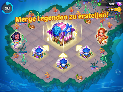 Merge Mermaids-magic puzzles Screenshot