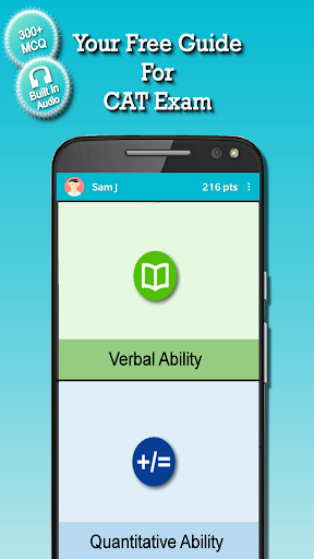 Android application CAT Exam Preparation screenshort