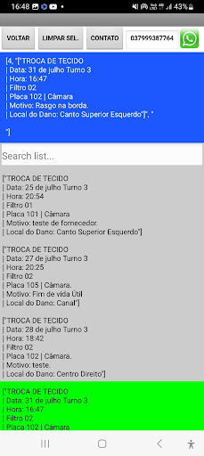Trocar Tecidos - Filtro Prensa Screen 3