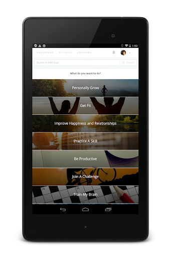 Screenshot of Coach.me - Habit Tracking & Bu