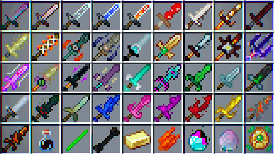 Swords and Armor Mods for MCPE