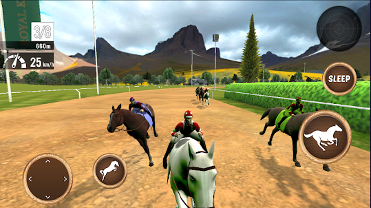 Horse race virtual simulator