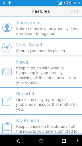 AU My Council Services Screen 2