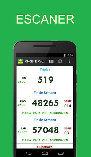 Escaner Resultados Sorteos Screen 3