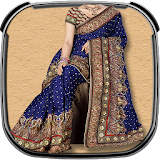 Indian Sari Photo Suit icon
