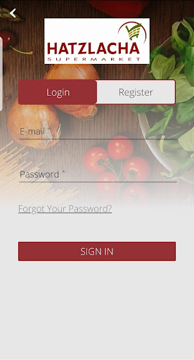 Screenshot of Hatzlacha Supermarket