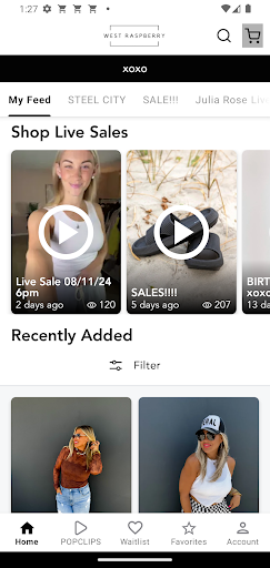Android application West Raspberry screenshort