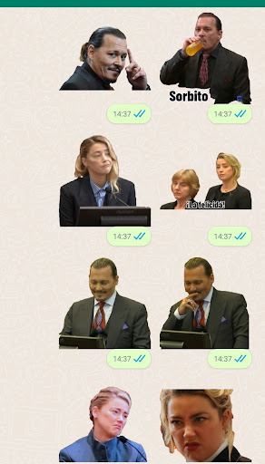 Stickers de johnny depp Screen 2