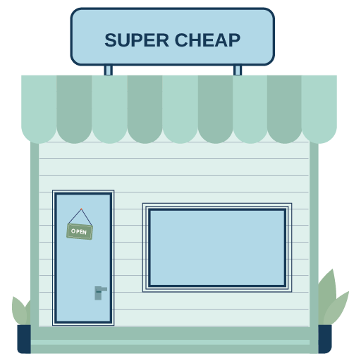 Super Cheap logo