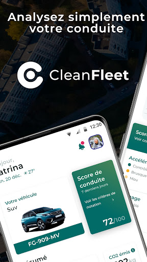 Android application CleanFleet screenshort