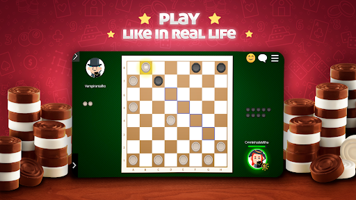 Checkers Online: board game 2