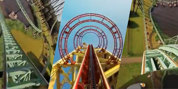 VR Thrills Roller Coaster Game Screenshot