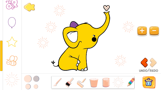 Elephant Coloring Book Animals